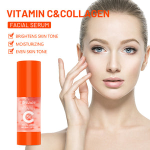 Vit C Face Serum Facial Whitening Brightening Hyaluronic Acid Collagen Vitamin C Dark Spot Corrector Anti-Aging Serums For Face